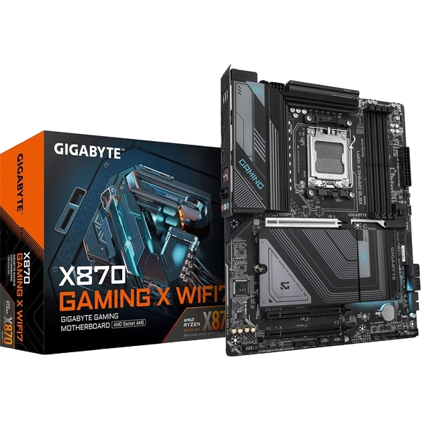 Gigabyte X870 GAMING X WIFI7 ATX Motherboard for AMD Socket AM5 CPUs